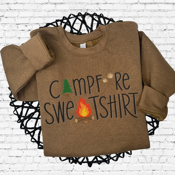 Campfire Sweatshirt Perfect for Fall Nights