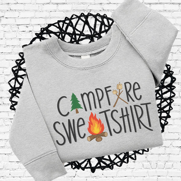 Campfire Sweatshirt Perfect for Fall Nights
