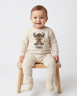 Personalized Camo Deer Baby Jogger Set