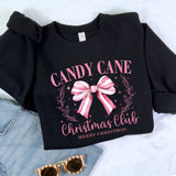 Candy Cane Christmas Club Sweatshirt - Petite & Sassy Designs