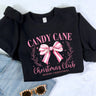 Candy Cane Christmas Club Sweatshirt - Petite & Sassy Designs