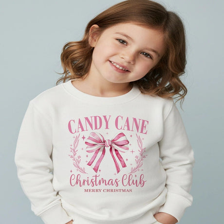 Candy Cane Christmas Club Sweatshirt - Petite & Sassy Designs