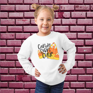 Candy Corn Cutie Fall Sweatshirt - Petite & Sassy Designs