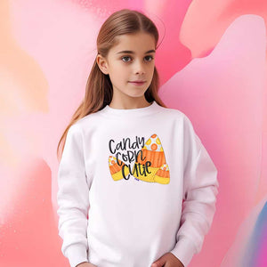 Candy Corn Cutie Fall Sweatshirt - Petite & Sassy Designs