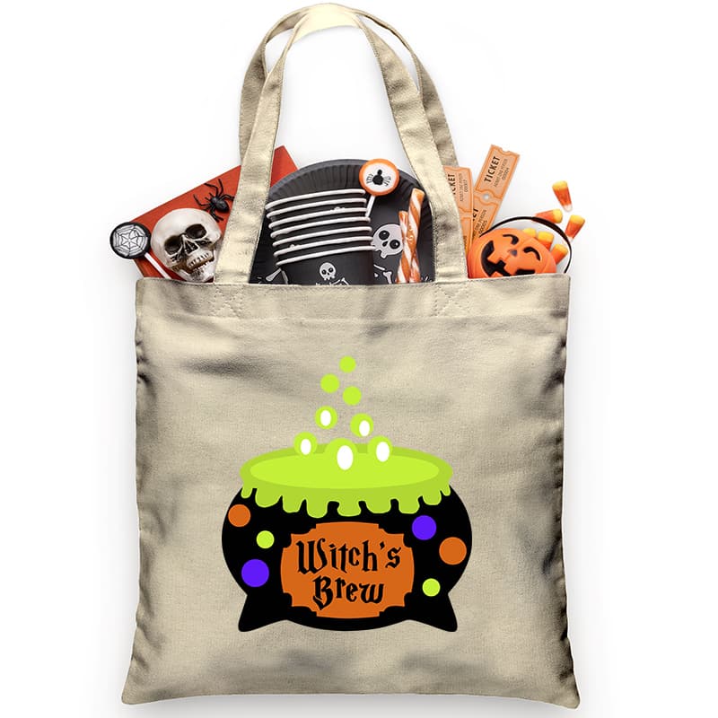 Witches Cauldron Trick or Treat Bag