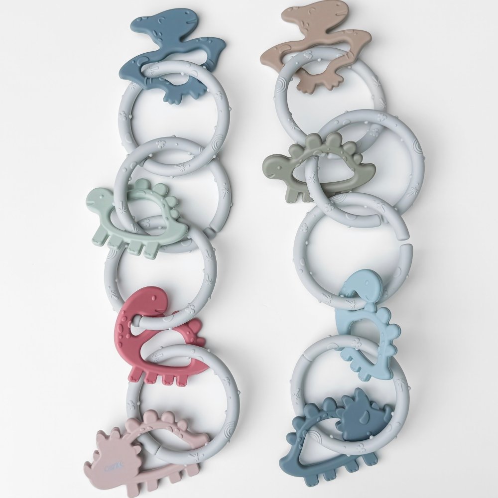 Dino Links Teether - Petite & Sassy Designs