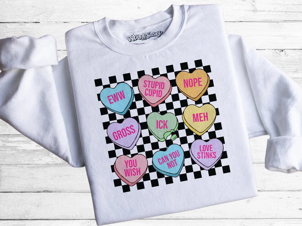 Eww Funny Candy Hearts - Petite & Sassy Designs