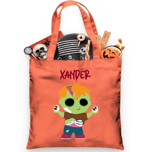 Eyeballs Zombie Trick or Treat Bag - Petite & Sassy Designs