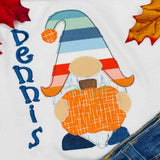 Applique Fall Gnome Shirt - Petite & Sassy Designs