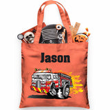 In a Hurry Firetruck Trick or Treat Bag