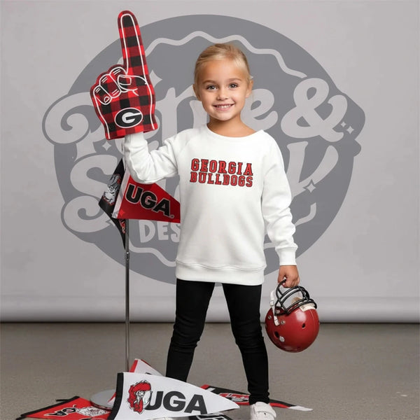 Georgia Bulldogs Fan Gear Sweatshirt - Petite & Sassy Designs