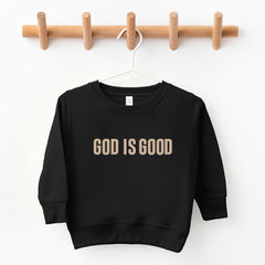 God Is Good Sweatshirt in Black - Petite & Sassy Designs