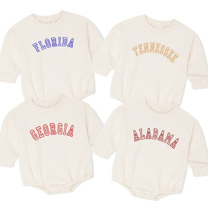 Game Day Cream Sweatshirt Bubble - Petite & Sassy Designs