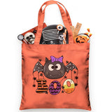 This adorable Halloween candy tote is the perfect size for little ones trick or treating. It is embellished with an adorable little bat with the words BOO. The best part is that it comes personalized with your child’s name, for FREE, to stake a claim on their candy! 