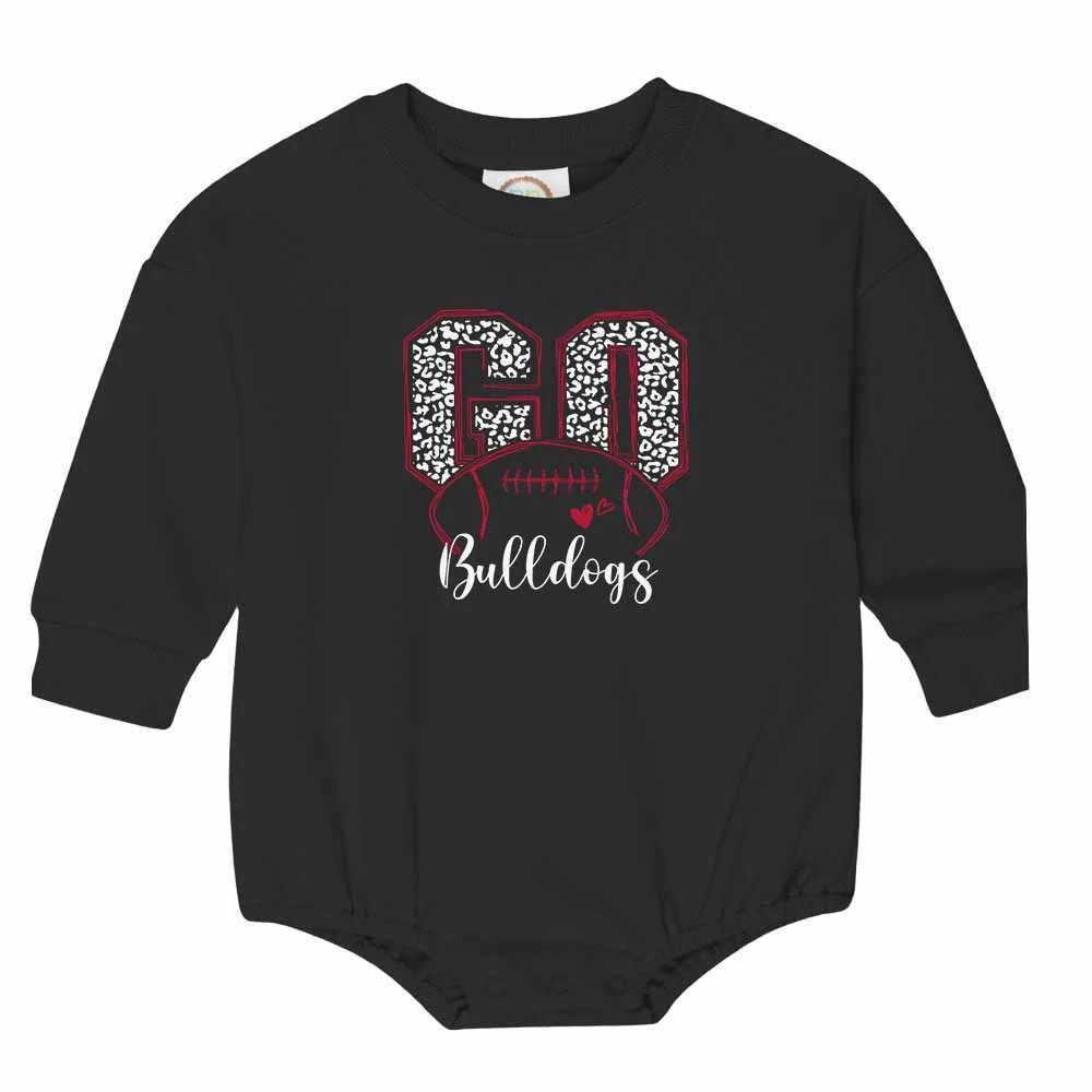 Go Bulldogs Sweatshirt Bubble - Petite & Sassy Designs