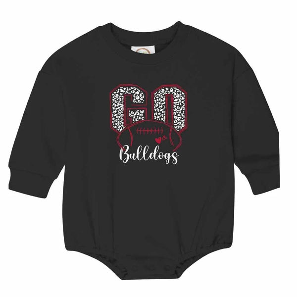 Go Bulldogs Sweatshirt Bubble - Petite & Sassy Designs