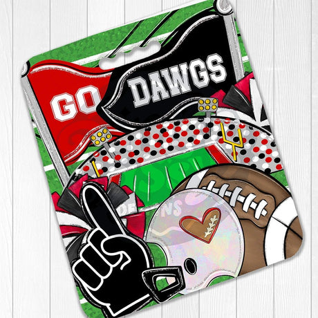 Go Dawgs Football Stadium Seat Cushion - Petite & Sassy Designs
