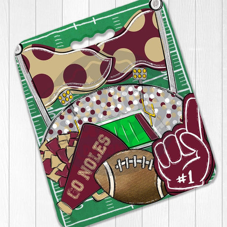 Go Noles Football Stadium Seat Cushion - Petite & Sassy Designs