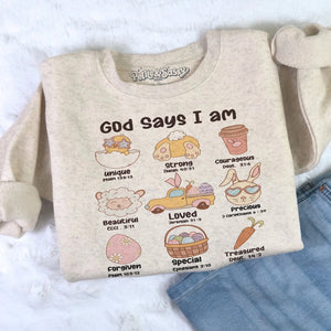 God Says I Am - Petite & Sassy Designs