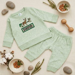 Personalized Hunter Baby Jogger Set