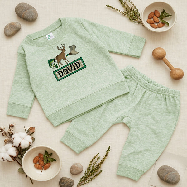 Personalized Hunter Baby Jogger Set