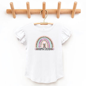 Happy Easter Flutter Sleeve Top - Petite & Sassy Designs