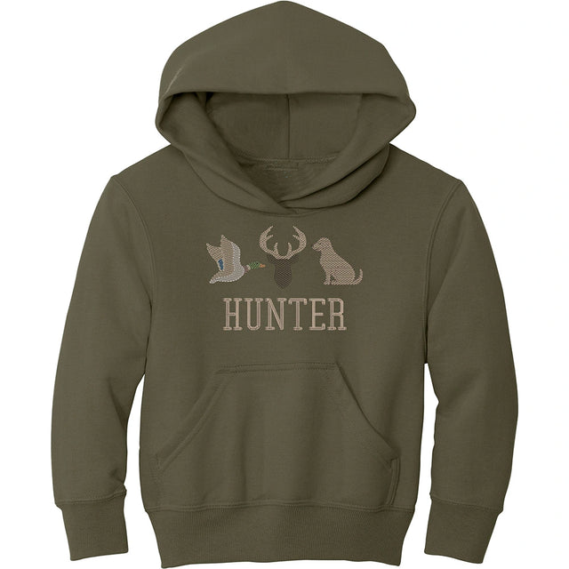 Hunting Duck Deer Dog Hoodie - Petite & Sassy Designs
