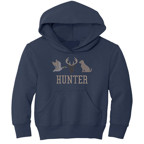Hunting Duck Deer Dog Hoodie - Petite & Sassy Designs