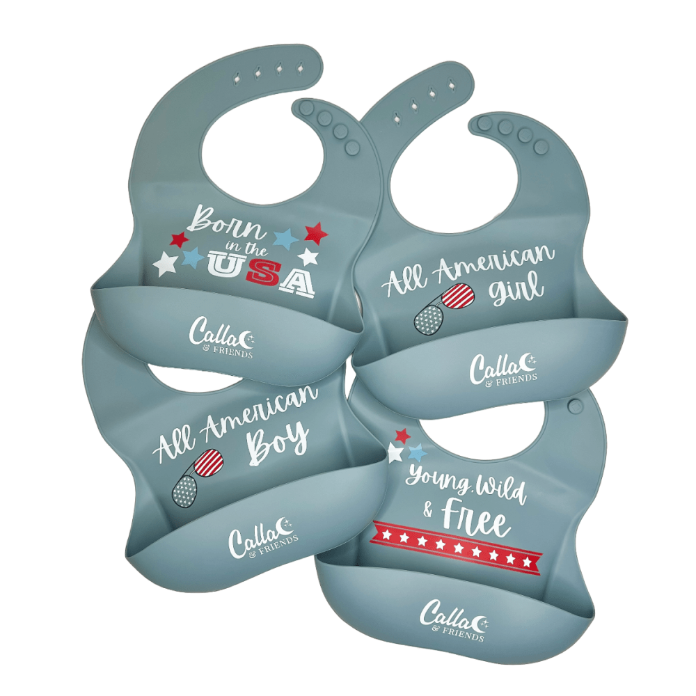 All American Catch All Bib - Petite & Sassy Designs