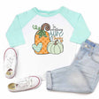 In everything I give thanks - Mint sleeve raglan