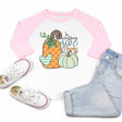 In everything I give thanks - Pink sleeve raglan