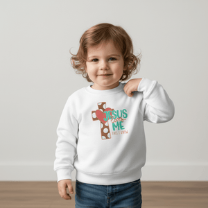 Jesus Loves Me This I Know Sweatshirt for Kids - Petite & Sassy Designs