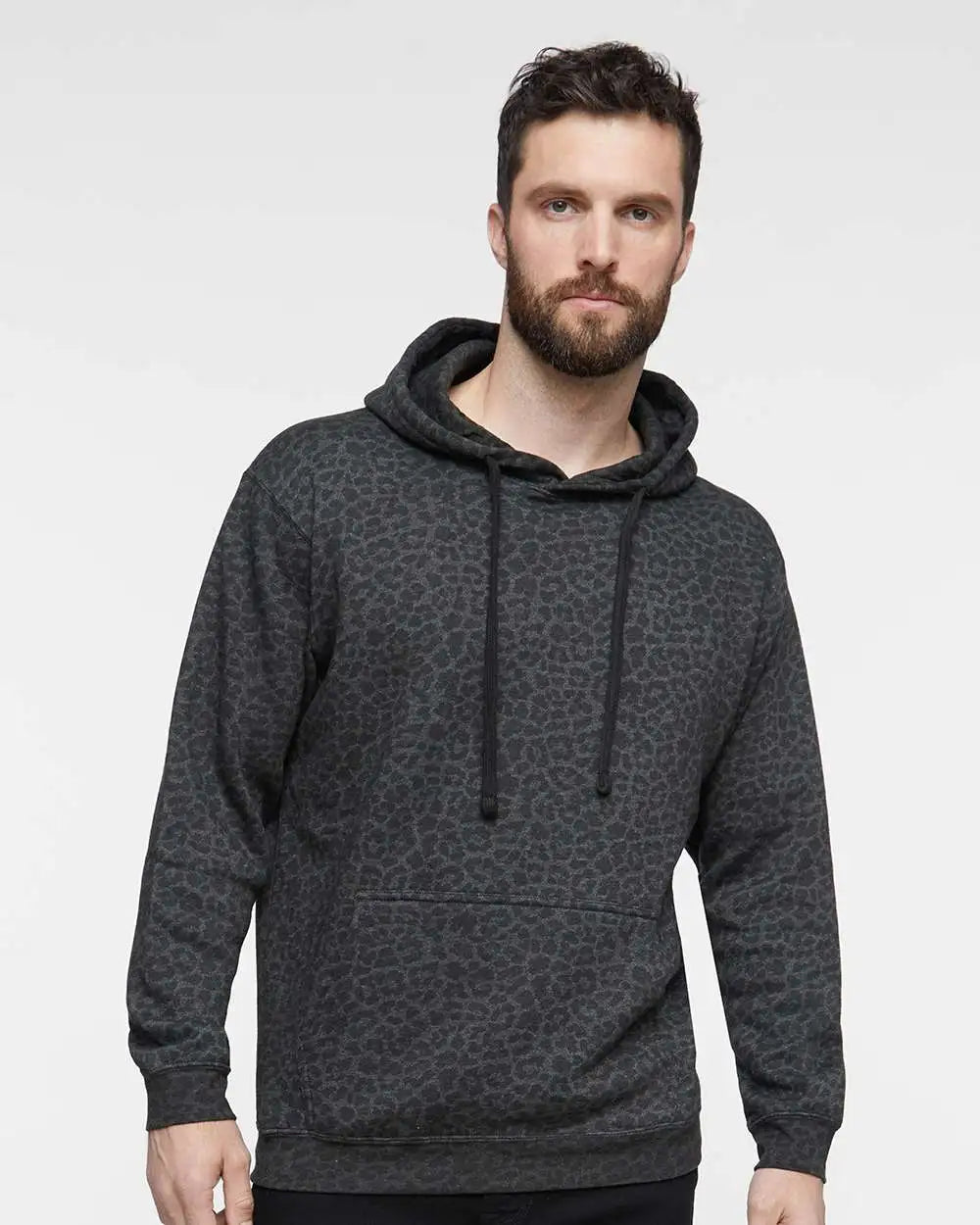 Black Leopard Adult Hoodie - Petite & Sassy Designs