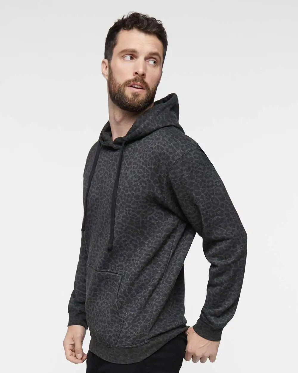 Black Leopard Adult Hoodie - Petite & Sassy Designs