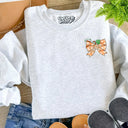 Pumpkin Bow Sweatshirt - Petite & Sassy Designs