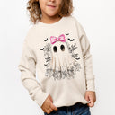 Lace Ghost Sweatshirt – Cute Halloween Fleece Pullover - Petite & Sassy Designs