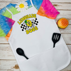 Lemonade Stand Boss Kids Apron - Petite & Sassy Designs