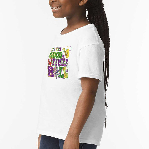 Let the Good Time Roll Mardi Gras Tshirt - Petite & Sassy Designs