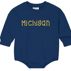 Michigan Sweatshirt Bubble - Petite & Sassy Designs