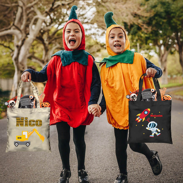 Space astronaut Trick or Treat Bag - Petite & Sassy Designs