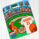 Personalized Baseball Bleacher Seat Cushion - Petite & Sassy Designs