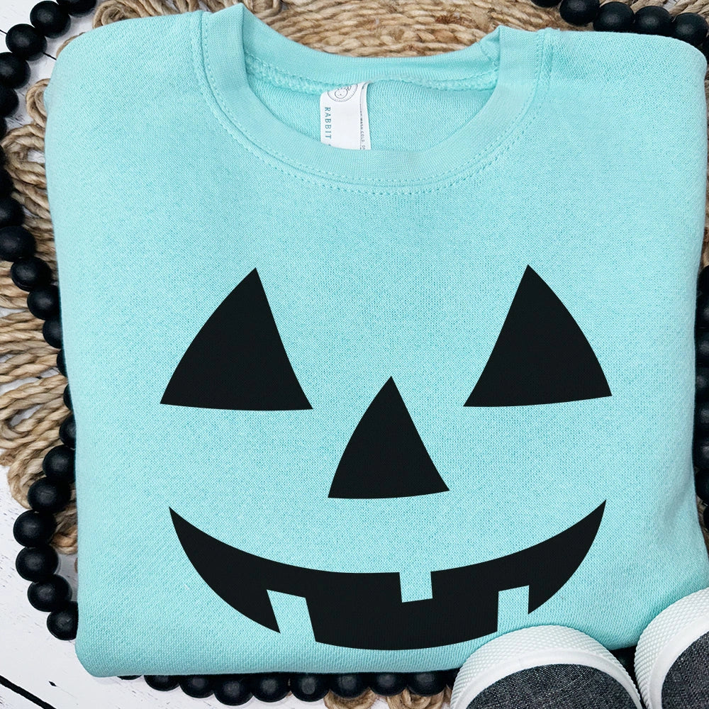 Jack-O-Lantern Face Sweatshirt