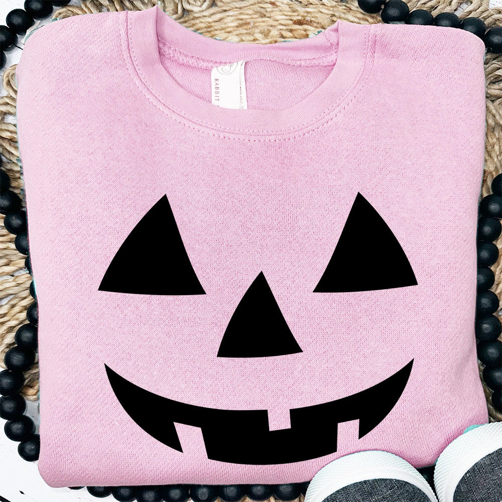 Jack-O-Lantern Face Sweatshirt