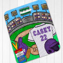 Personalized Baseball Bleacher Seat Cushion - Petite & Sassy Designs