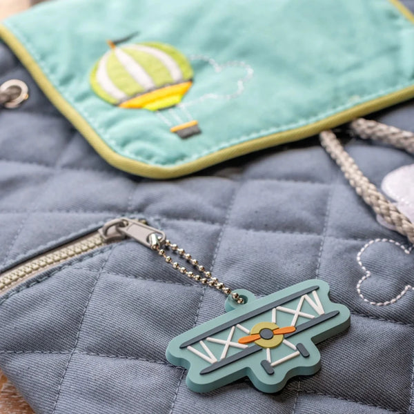 Airplane Quilted Backpack - Petite & Sassy Designs