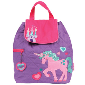 Unicorn Quilted Purple Backpack - Petite & Sassy Designs