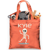 Personalized Trick or Treat Bag Skeleton