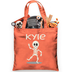 Dancing Skeleton Trick or Treat Bag - Petite & Sassy Designs
