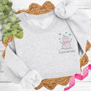 Embroidered Snowman Sweatshirt - Petite & Sassy Designs