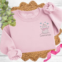 Embroidered Snowman Sweatshirt - Petite & Sassy Designs
